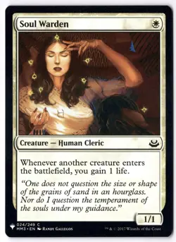 Soul Warden PLST 24 Magic: The Gathering C NM - Image 1