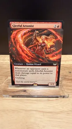 Gleeful Arsonist (Extended Art) Commander: Duskmourn: House of Horror Regular - Image 1
