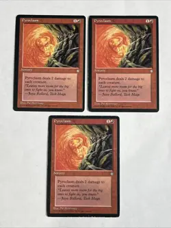 MTG - Pyroclasm (Ice Age) - Lot Of 3 - Image 1