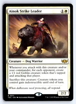 Ainok Strike Leader 11 Commander: Tarkir: Dragonstorm Magic: The Gathering NM - Image 1