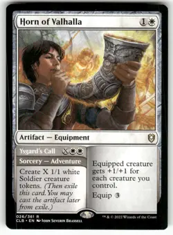 Horn of Valhalla 26 Commander Legends: Battle for Baldur's Gate MTG NM - Image 1