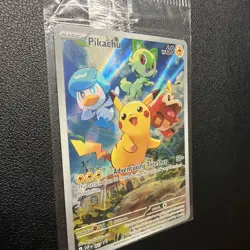Pokemon TCG Pikachu SVP 027 Paldea Evolved Black Star Promo New Sealed - Image 4