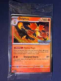 Pokemon Chaos Rising Stamped Delphox 013/086 Sealed Best Buy Promo (Sealed) - Image 1