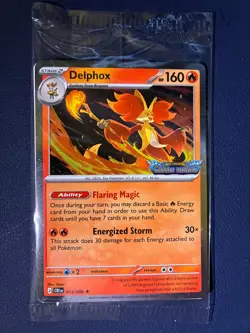 Pokemon Chaos Rising Stamped Delphox 013/086 Sealed Best Buy Promo (Sealed) - Image 3