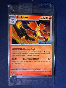 Pokemon Chaos Rising Stamped Delphox 013/086 Sealed Best Buy Promo (Sealed) - Image 5