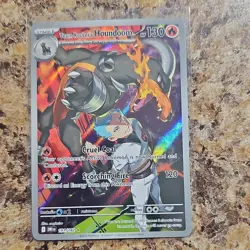 The Pokemon Company Team Rocket's Houndoom 191/182 Secret Rare Holo EN 130 HP - Image 1