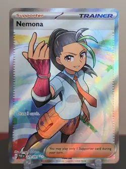 Pokemon Nemona #229/091 English Paldean Fates - Image 1