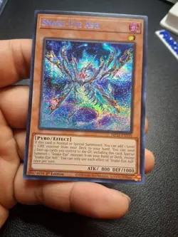 yugioh!-Snake-Eye Ash-Prismatic Secret- MP24-EN110-1st Ed-(NM) - Image 3