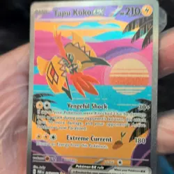 Tapu Koko ex 247/182 SV04: Paradox Rift Holo Full Art Special Illustration Rare - Image 3