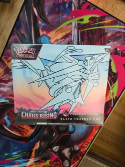 Pokemon Center Chaos Rising ETB Elite Trainer Box New And Sealed x1 ✅🔥 - Image 1