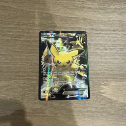 Pokemon Pikachu EX XY124 Full Art Holo Black Star Promo 2016 MP - Image 1