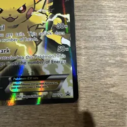 Pokemon Pikachu EX XY124 Full Art Holo Black Star Promo 2016 MP - Image 5