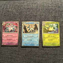 Leafeon, Glaceon & Sylveon -Black Star Promo-Set 170, 171, 172 Pokemon TCG - Image 1