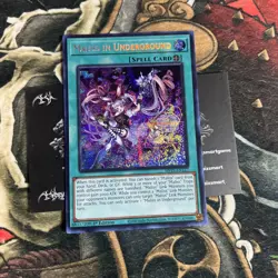 Yugioh Maliss in Underground MP25-EN127 2025 1st Ed Prismatic Secret Rare NM - Image 1