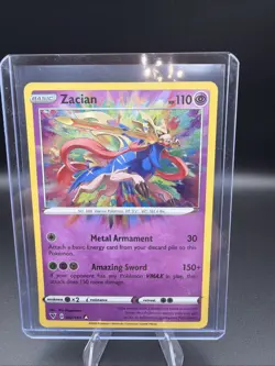 ZACIAN RAINBOW ACE SPEC RARE 082/185 ~ Pokemon TCG: Vivid Voltage - Image 1