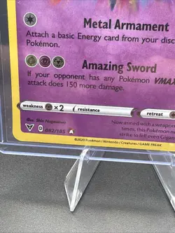 ZACIAN RAINBOW ACE SPEC RARE 082/185 ~ Pokemon TCG: Vivid Voltage - Image 4
