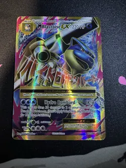Pokemon TCG M Blastoise EX (Full Art) 102/108 Evolutions NM - Image 1