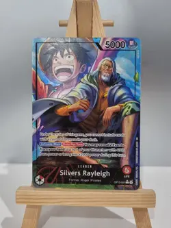 Silvers Rayleigh (OP12-001) (V.2) Leader Alt Art One Piece TCG English - Image 1