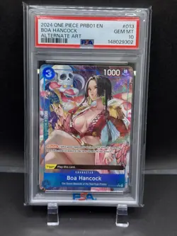 Boa Hancock - One Piece PRB01 Alternate Art ST03-013 PSA 10 Waifu - Image 1