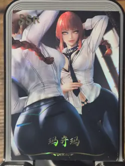 Extravagant Feast Card Anime Waifu Goddess Story SSR Makima Chainsaw Man - Image 1