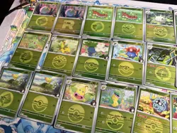 Pokemon TCG Ascended Heroes, Lot Of 25 grass every Reverse Holo and Holo cards - Image 3
