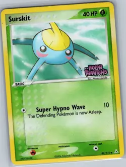 Surskit 82/110 Reverse Holo Stamp Holon Phantoms - Pokemon Card - NM - Image 1