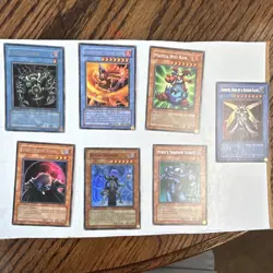 Konami Yu-Gi-Oh! TCG 1st Edition 7-Card Lot Relinquished Shinato Manga Ryu-Ran - Image 1