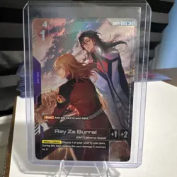 Gundam Card Game Rey Za Burrel SEED/Destiny Rare Foil Burst GD04-093 EN - Image 1