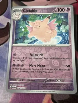 CLEFABLE - 036/165 - Reverse Holo -Pokemon 151 - NM/M - Pokemon Card - Image 1