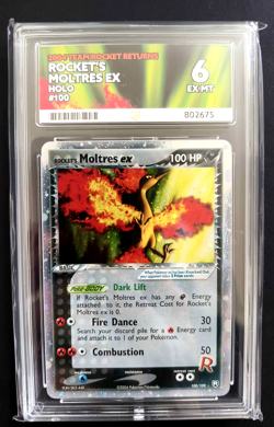 Pokemon Card - Moltres EX Holo Team Rocket Returns ACE 6 - Image 1