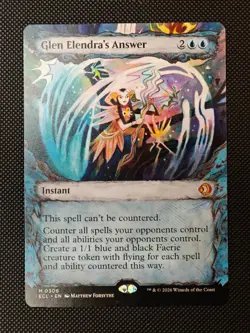 Glen Elendra's Answer – Showcase – Lorwyn Eclipsed - ECL – #306 – NM - Image 1