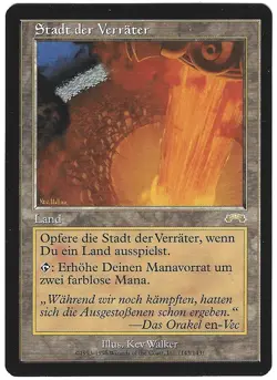 Stadt der Verrater / City of Traitors - EXODUS - deutsch (n-mint) Rare 1998 - Image 1