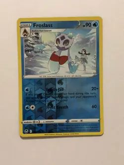 Pokemon Card Silver Tempest Reverse Holographic Froslass 043/159 NM - Image 1