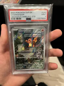 Obsidian Flames Charmander Pokemon Center ETB Promo SVP 044 PSA 9 Mint - Image 1