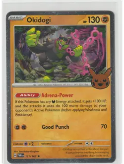 OKIDOGI 111/167 RARE TWILIGHT MASQUERADE POKEMON NM/M - Image 1