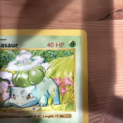 Bulbasaur | Pokemon 1999 | (Shadowless) Non Holo # 44/102 - Image 3