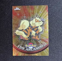 2000 Topps Chrome Pokemon Series 1 #59 Arcanine - Image 1