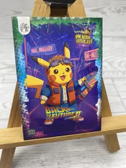 Pikachu as Marty McFly Back to the Future Part II Lazer Holo Non-Pokemon Fan Art - Image 2