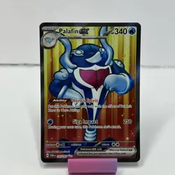 Palafin EX Pokemon SV Twilight Masquerade 193/167 Ultra Rare Full Art Holo NM - Image 1