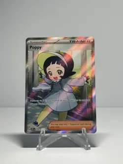 POPPY 220/197 ULTRA RARE OBSIDIAN FLAMES POKEMON NEAR MINT - Image 1