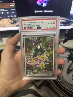 2025 POKEMON MEG EN-MEGA EVOLUTION ILLUSTRATION RARE #149 SHROODLE PSA 10 - Image 1