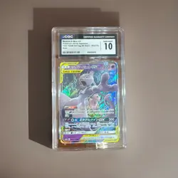 CGC 10 Mewtwo & Mew GX Sm12a Tag All Stars 052/173 Holo JPN 2019 - Image 1