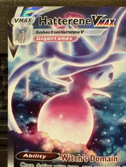 Pokemon TCG Hatterene VMAX GG47/GG70 Crown Zenith: Galarian Gallery - NM - Image 2