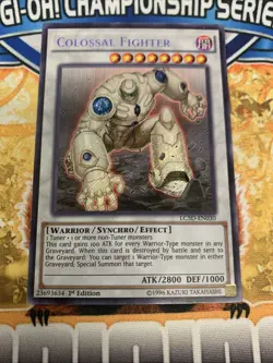 Yugioh Colossal Fighter LC5D-EN030 1st Edition NM - Image 1