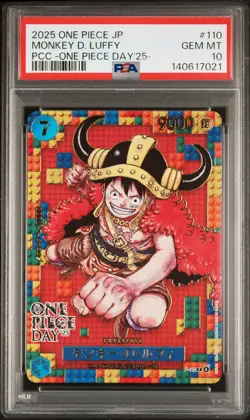 2025 ONE PIECE JPN PREMIUM COLLECTION ONE PIECE DAY'25 MONKEY D. LUFFY PSA 10 - Image 1