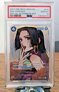 One Piece PSA 10 Boa Hancock Special Alternate Art - Image 1