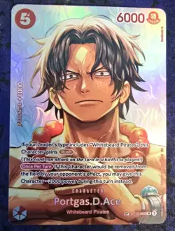 ONE PIECE TCG Portgas D Ace SP ST15-005 SR The Time of Battle OP16 English - Image 1