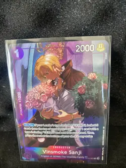 One Piece CCG Vinsmoke Sanji OP10-063 TR Legacy of the Master NM Condition - Image 1