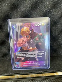 One Piece CCG Vinsmoke Sanji OP10-063 TR Legacy of the Master NM Condition - Image 3