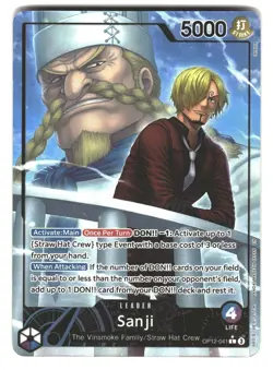 Sanji (041) (Alternate Art) OP12-041 Legacy of the Master One Piece Foil NM - Image 1
